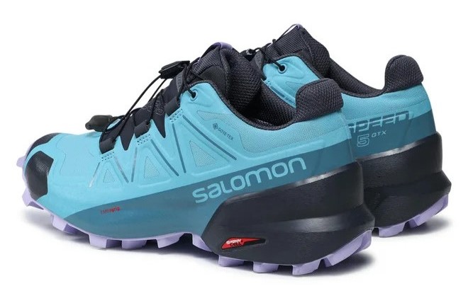Chaussures trail femme Salomon SPEEDCROSS 5 GTX Bleu Violet clair Gris anthracite 3
