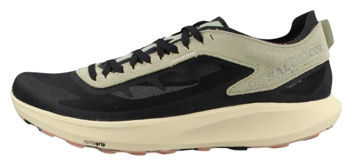 Chaussures trail unisexe Salomon PULSAR PRG Noir Sauge du désert Rose pâle 5