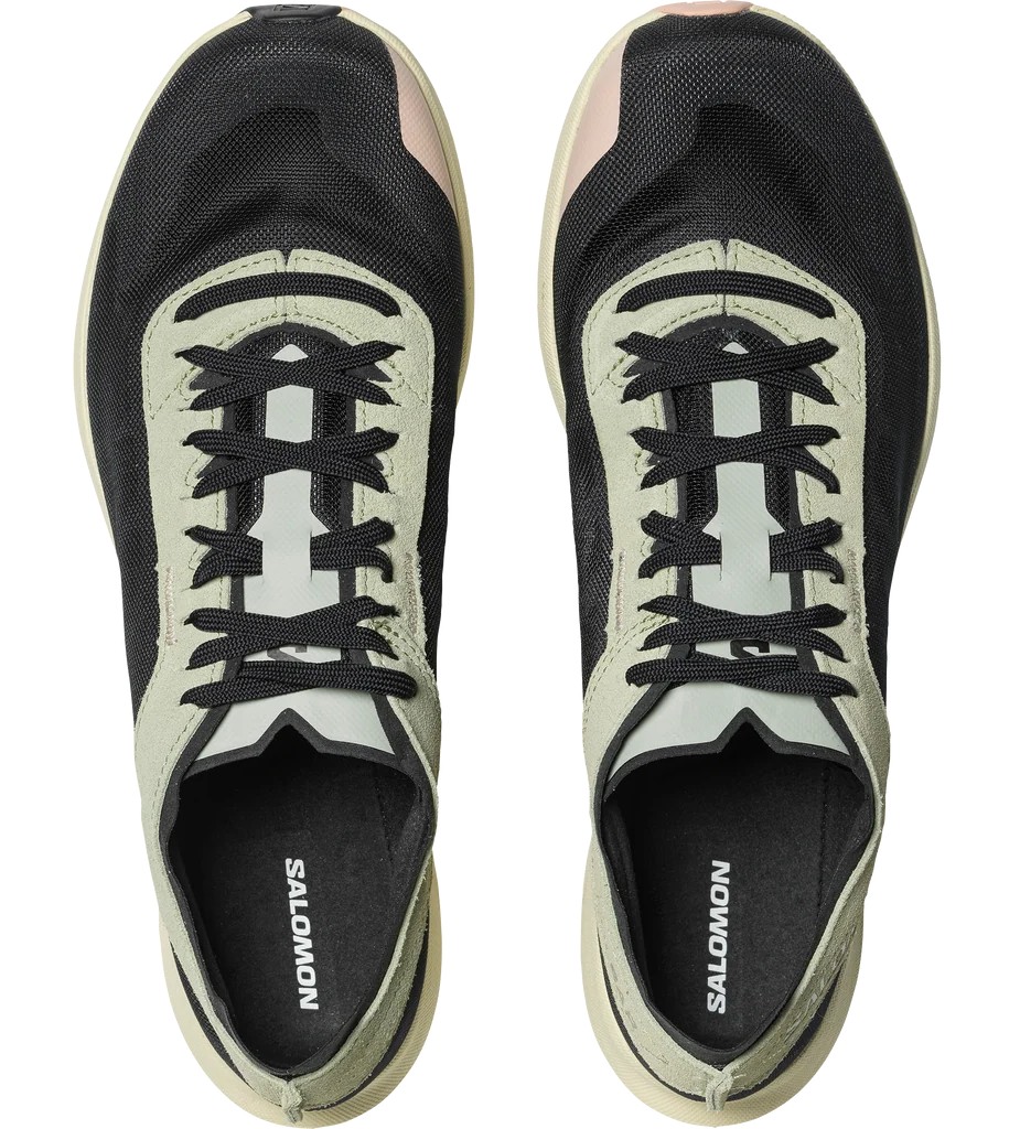 Chaussures trail unisexe Salomon PULSAR PRG Noir Sauge du désert Rose pâle 3