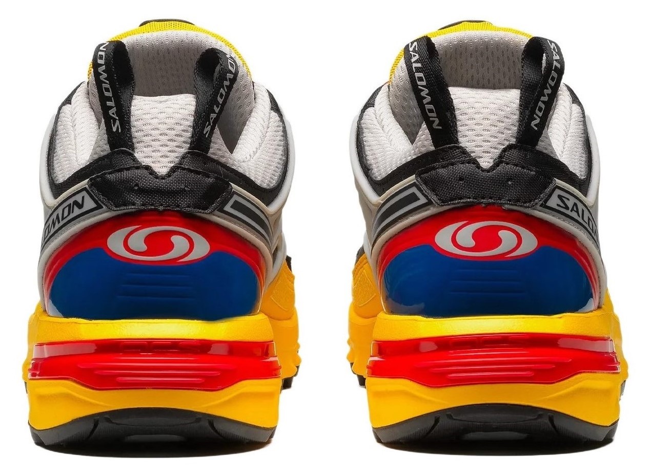 Chaussures trail unisexe Salomon ACS PRO Noir Citron Rouge Blanc Bleu Gris 4
