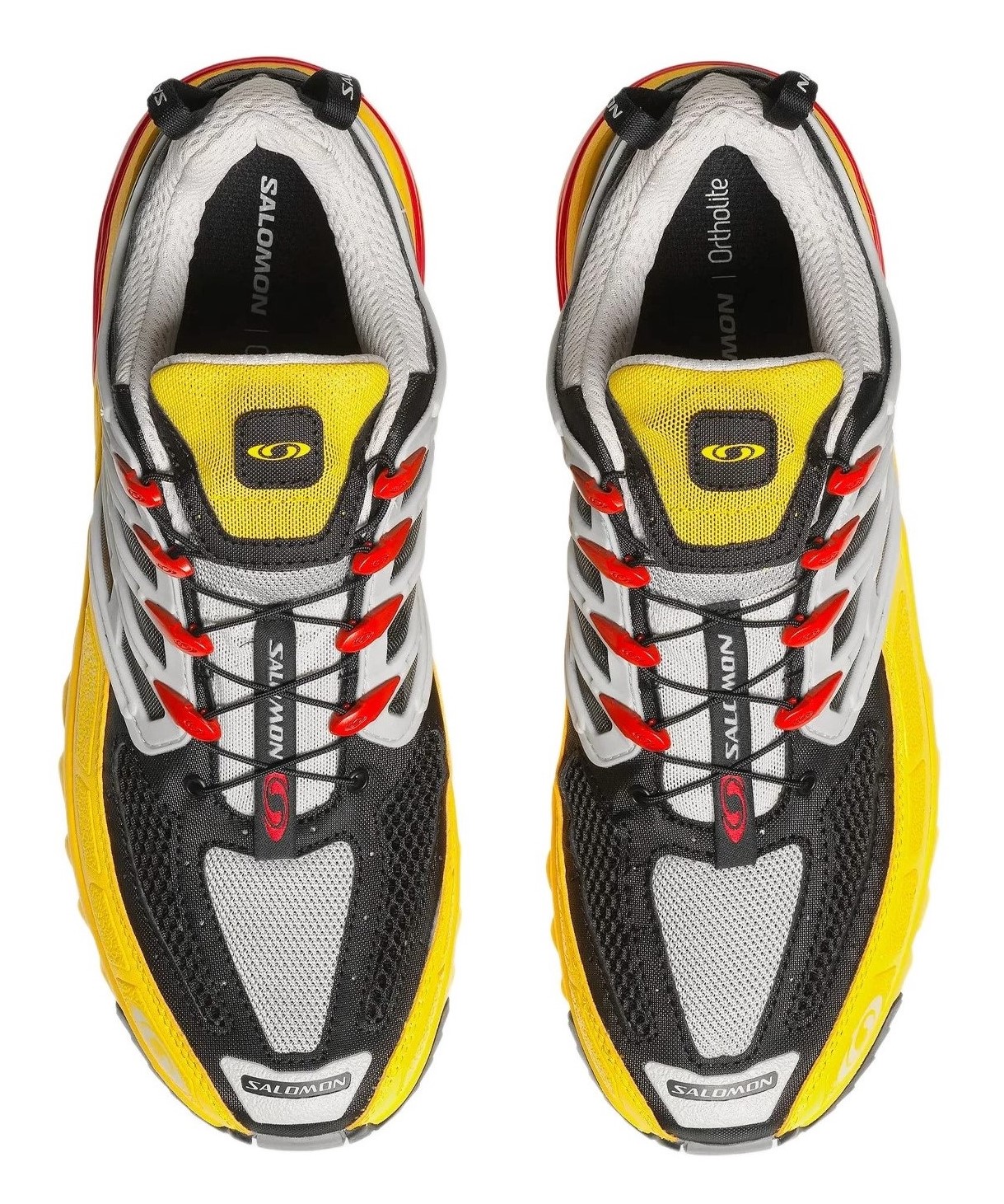 Chaussures trail unisexe Salomon ACS PRO Noir Citron Rouge Blanc Bleu Gris 2