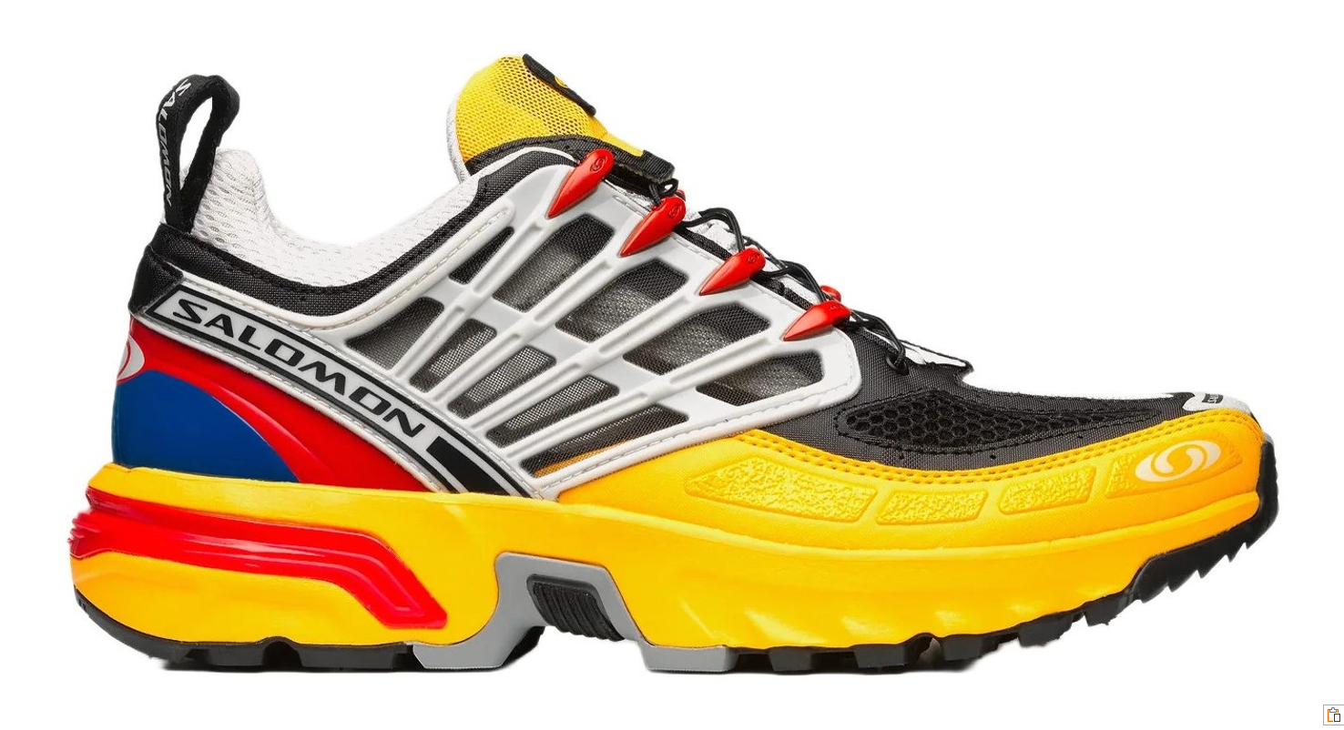 Chaussures trail unisexe Salomon ACS PRO Noir Citron Rouge Blanc Bleu Gris 1