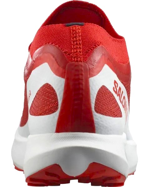 Chaussures trail unisexe Salomon S-LAB PULSAR 2 ROUGE FEU - BLANC 4