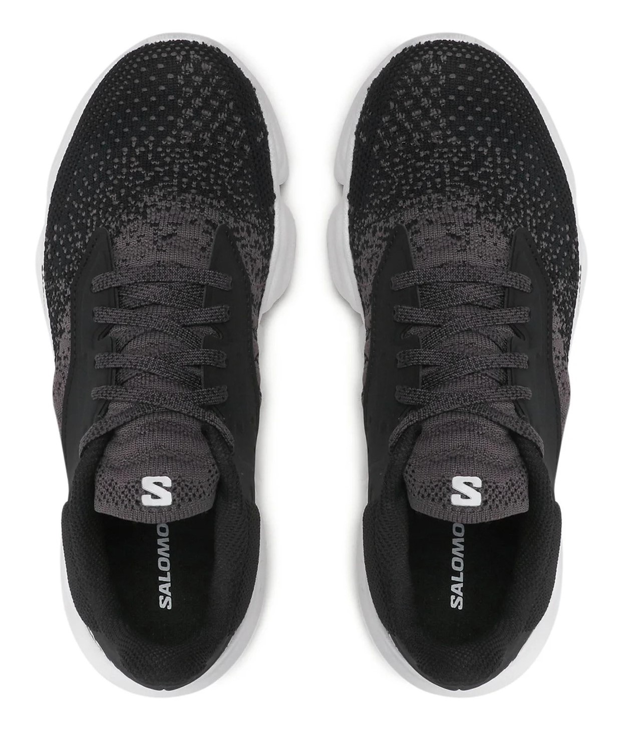 Chaussures running femme Salomon PREDICT SOC 3 Noir Gris anthracite Blanc 5