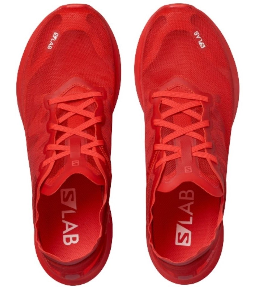 Chaussures running unisexe Salomon S LAB PHANTSAM Rouge foncé Rouge clair Blanc 5