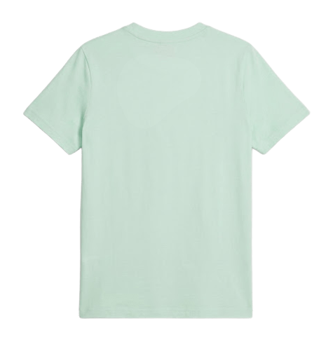 Tee-shirt à manches courtes coton junior garçon Puma ESS Logo Tee B menthe clair 2