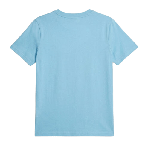 Tee-shirt à manches courtes coton junior garçon Puma ESS Logo Tee B Bleu 2