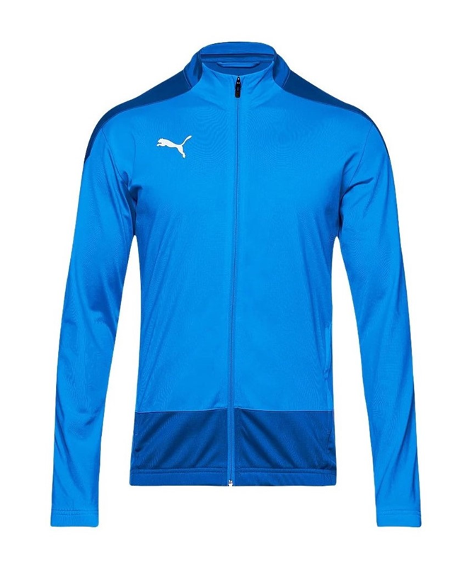 Veste sport respirante junior unisexe Puma Team GOAL 23 Training Jacket Jr Bleu électrique Bleu Blanc