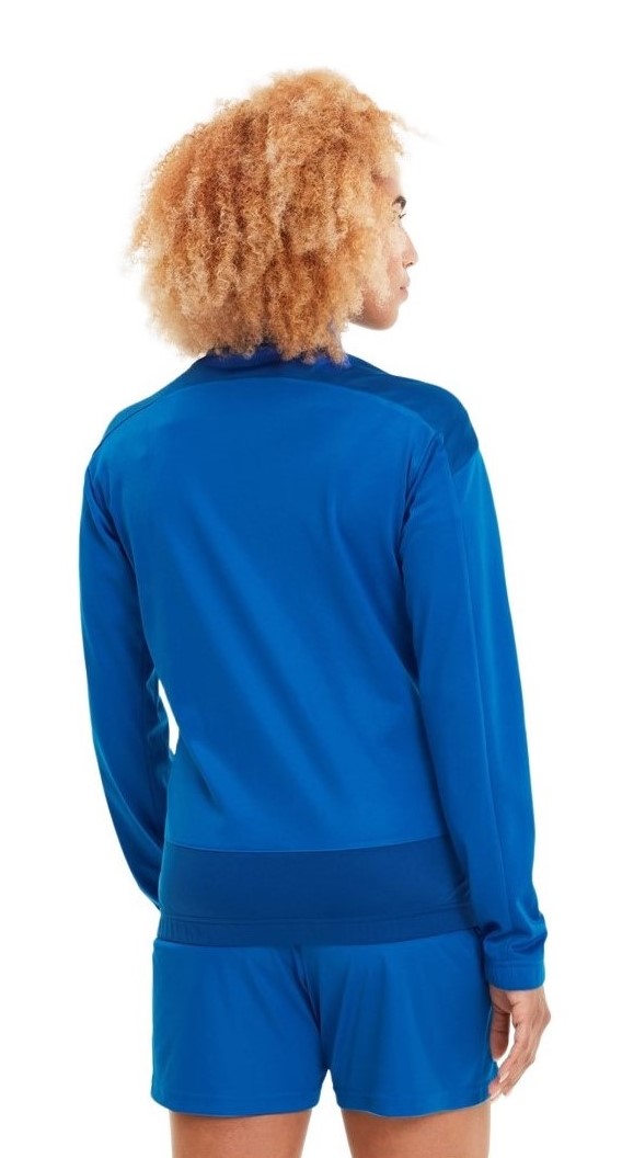 Veste sport zippée technique et respirante femme Puma TeamGOAL 23 Training Jacket W Bleu électrique Bleu Blanc 2