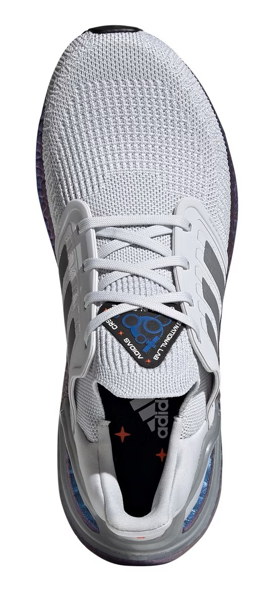 Chaussures running unisexe Adidas ULTRABOOST 20 Gris Blanc Bleu Violet (6)