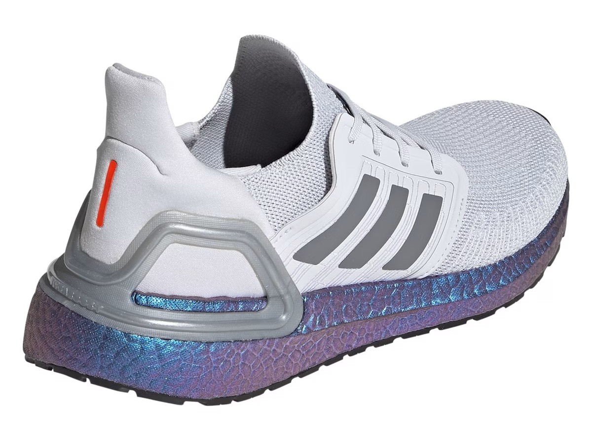 Chaussures running unisexe Adidas ULTRABOOST 20 Gris Blanc Bleu Violet (5)