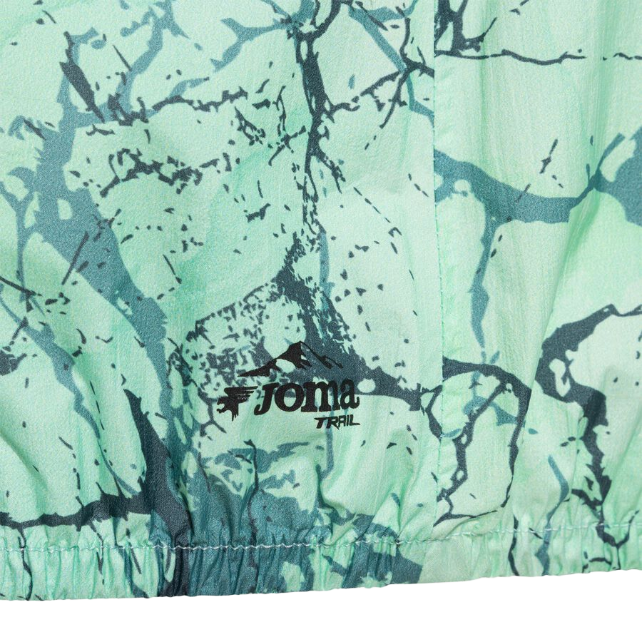 Coupe Vent Imperméable à capuche ergonomique intégrée Running Nature Helsinki Turquoise Noir 4