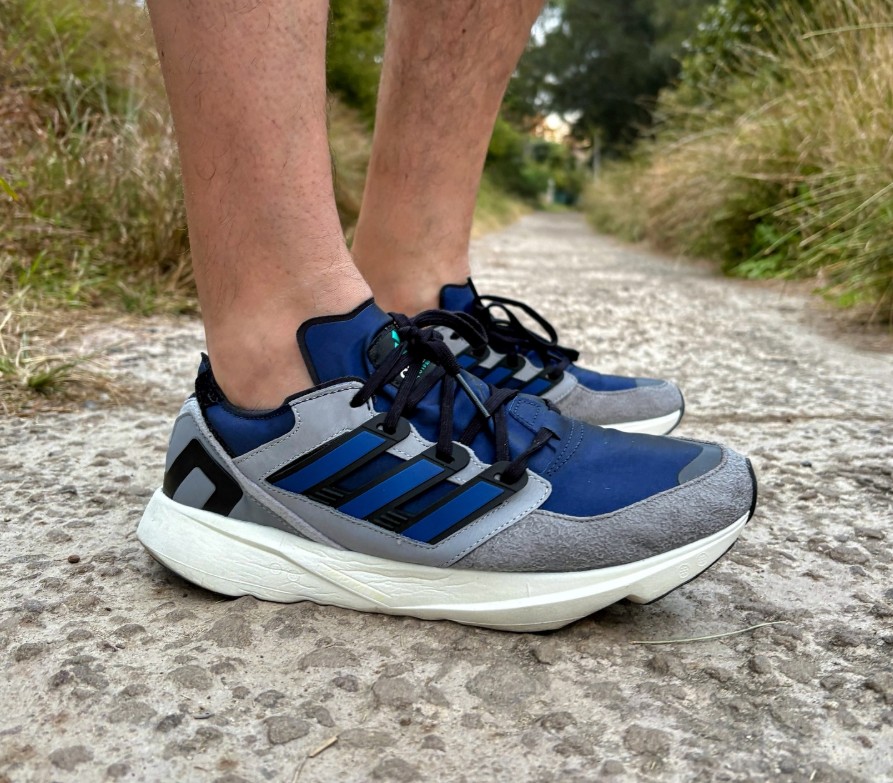 Chaussures running unisexe Adidas ADIZERO EQUIPMENT TAKUMI-SEN Gris chiné Bleu royal Noir 2