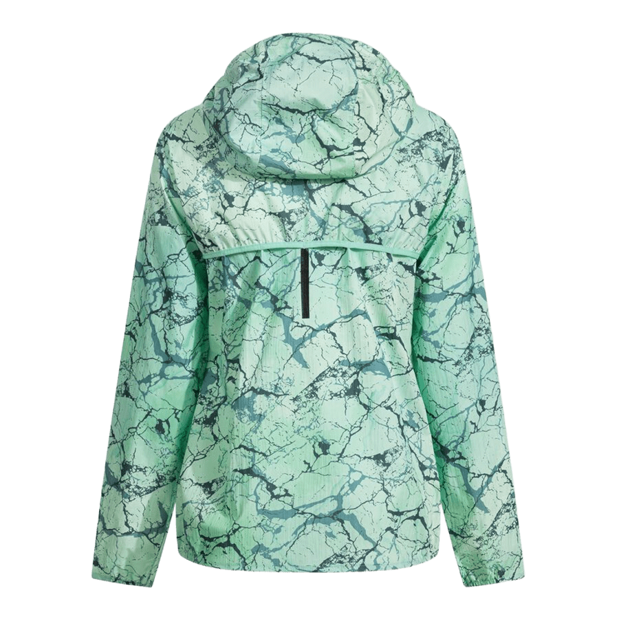 Coupe Vent Imperméable à capuche ergonomique intégrée Running Nature Helsinki Turquoise Noir 2