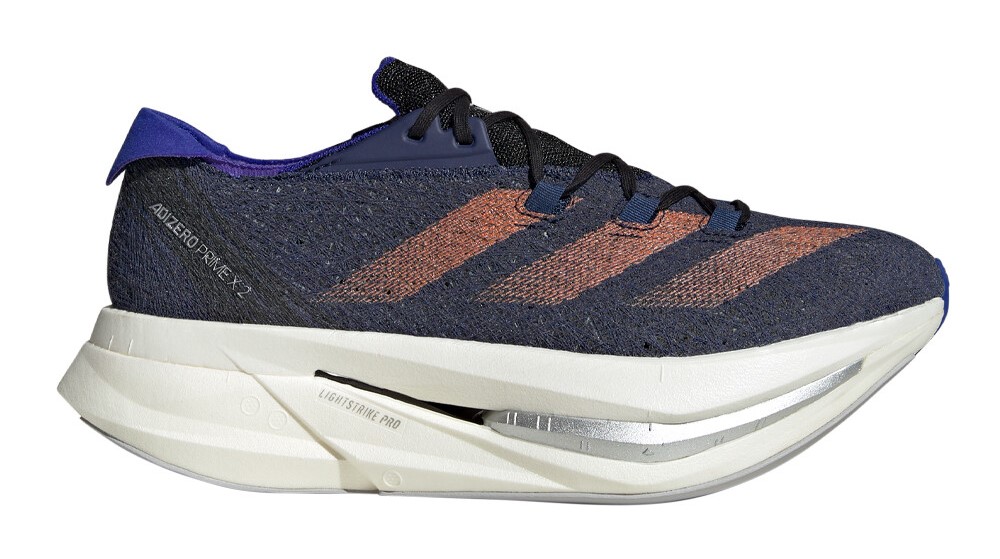 Chaussures running unisexe Adidas ADIZERO PRIME X2 STRUNG Bleu marine orange vif bleu clair lumineux