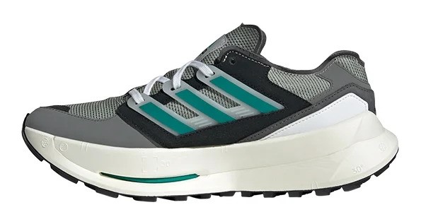 Chaussures trail unisexe Adidas EQUIPMENT AGRAVIC Gris Blanc Vert 4