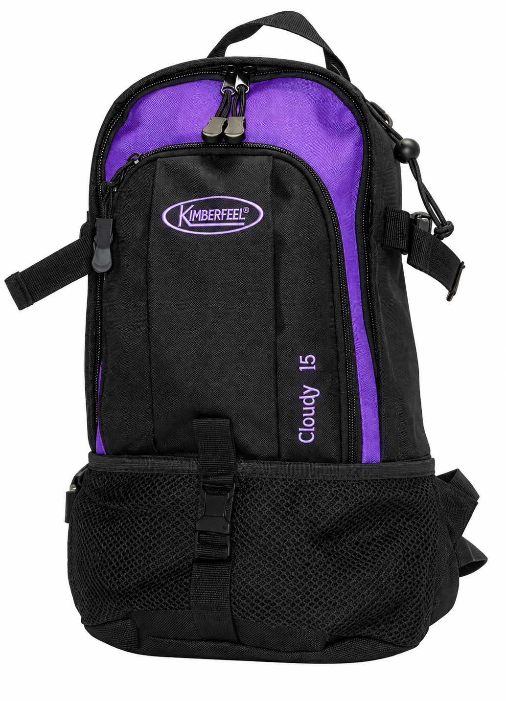 Sac à dos de sport 15 litres unisexe Kimberfeel Cloudy15 Violet Noir 1