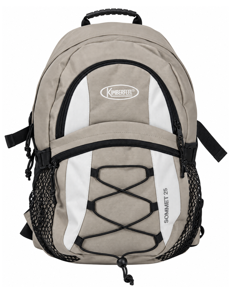 Sac à dos de sport 25 litres unisexe Kimberfeel Sommet25 Beige Gris Noir (3)