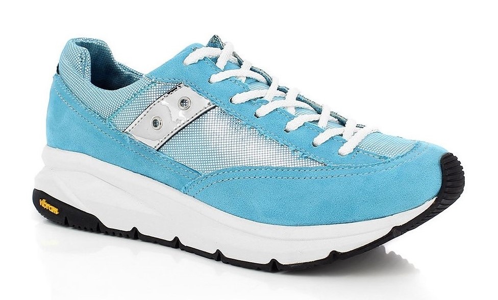 Chaussures randonnée marche nordique femme Kimberfeel Kang Bleu brillant (1)