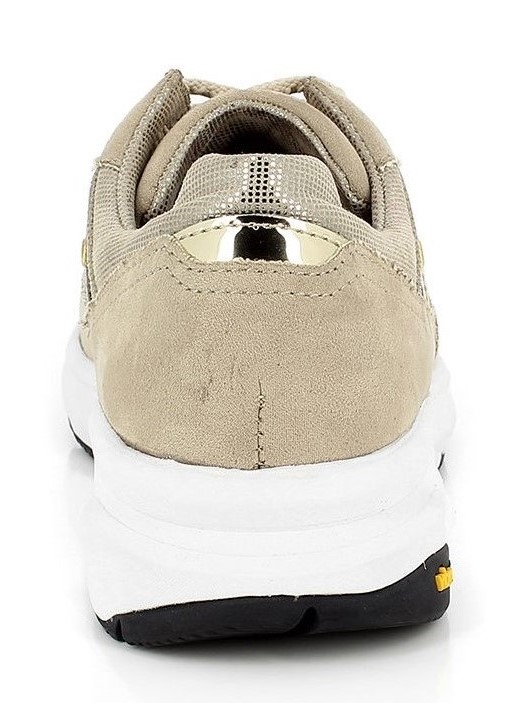 Chaussures randonnée marche nordique femme Kimberfeel Kang Beige brillant (3)