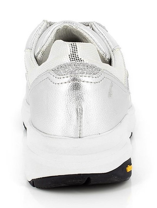 Chaussures randonnée marche nordique femme Kimberfeel Kang Gris argenté brillant (3)