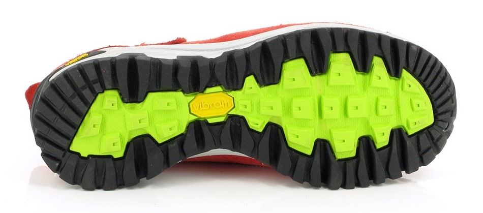 Chaussures randonnée marche nordique unisexe Kimberfeel Blade Rouge Lime (4)