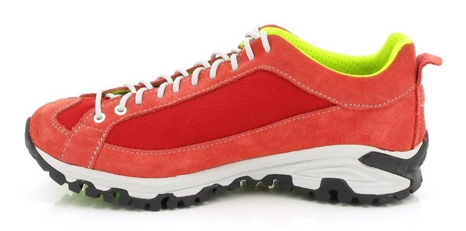 Chaussures randonnée marche nordique unisexe Kimberfeel Blade Rouge Lime (2)