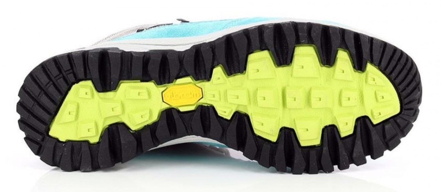 Chaussures randonnée montante imperméable unisexe Kimberfeel Valais Jade Bleu turquoise Gris (4)