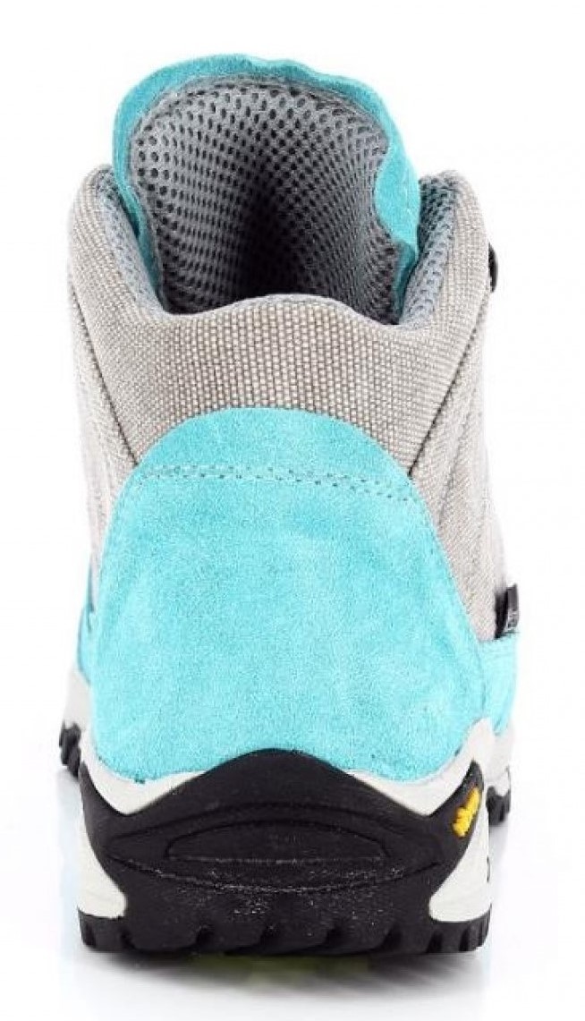Chaussures randonnée montante imperméable unisexe Kimberfeel Valais Jade Bleu turquoise Gris (3)
