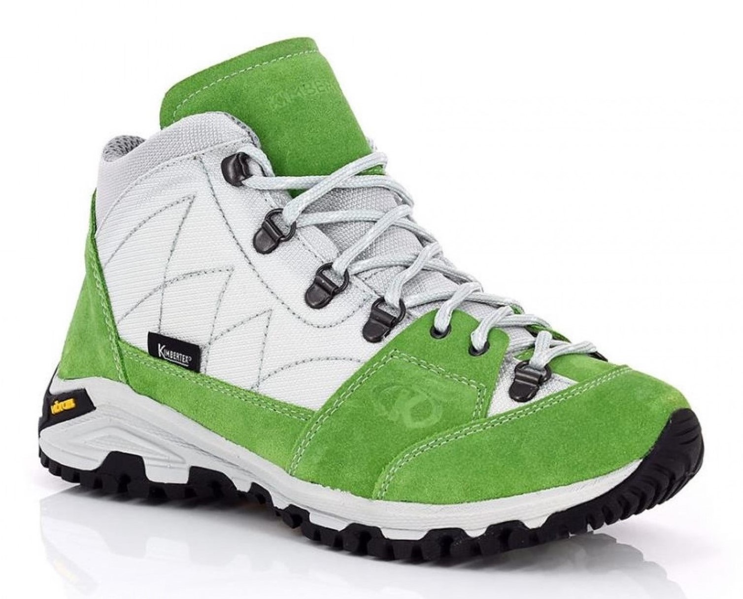 Chaussures randonnée montante imperméable unisexe Kimberfeel Valais Lime Vert Gris (1)