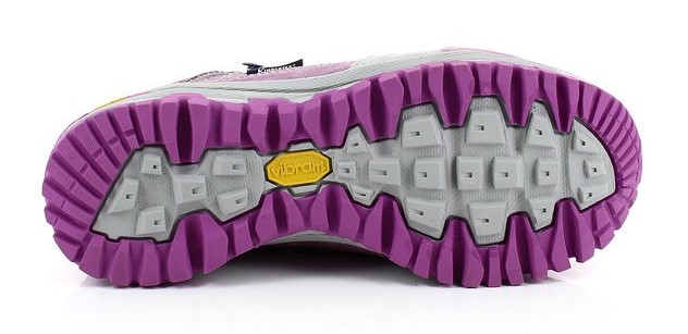 Chaussures randonnée montante imperméable unisexe Kimberfeel Valais Violet Rose Gris (4)
