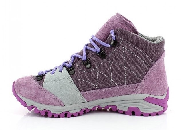 Chaussures randonnée montante imperméable unisexe Kimberfeel Valais Violet Rose Gris (2)