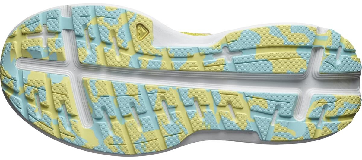 Chaussures running femme Salomon AERO GLIDE 2 Vert citron Pêche pastel Turquoise 5