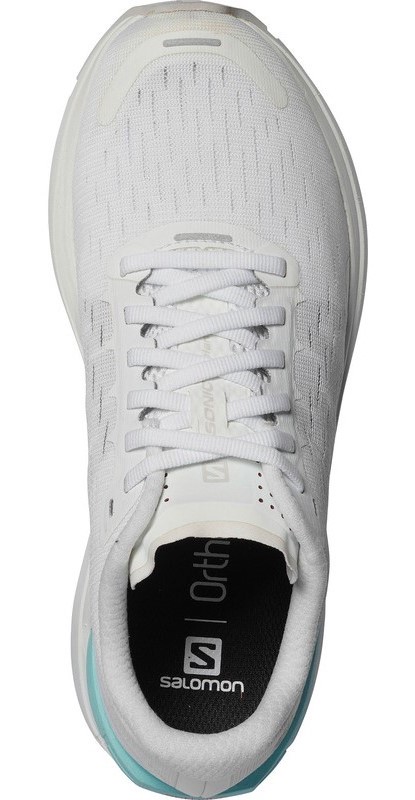 Chaussures running Salomon SONIC 3 BALANCE Blanc gris bleu (2)