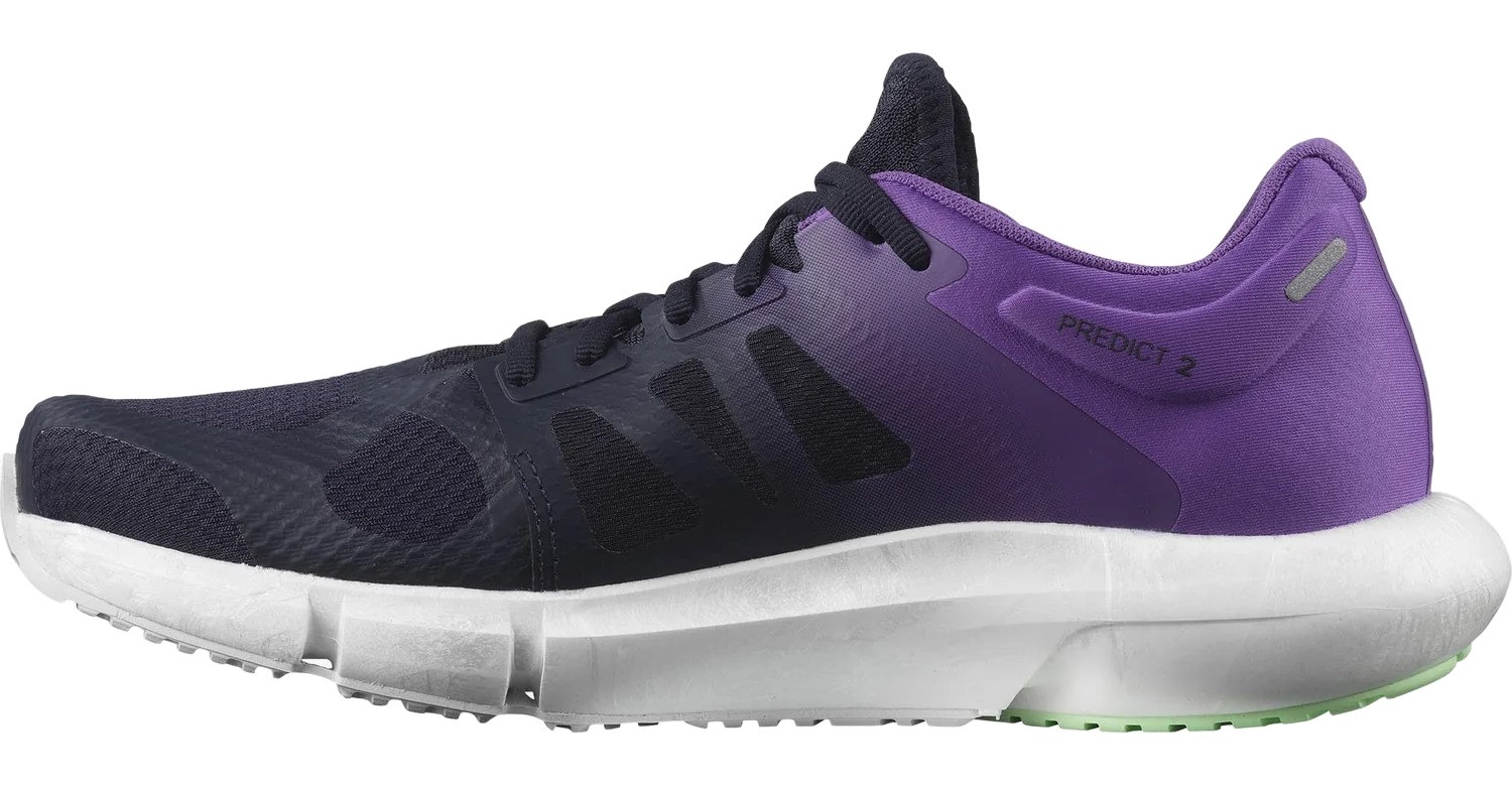 Chaussures running homme Salomon PREDICT 2 Bleu marine Violet clair Blanc 5