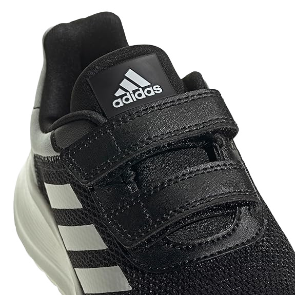 Chaussures running junior Adidas TENSAUR RUN 2.0 CF Noir Blanc Gris Clair 4