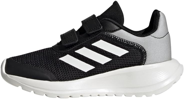 Chaussures running junior Adidas TENSAUR RUN 2.0 CF Noir Blanc Gris Clair