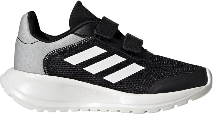 Chaussures running junior Adidas TENSAUR RUN 2.0 CF Noir Blanc Gris Clair 8