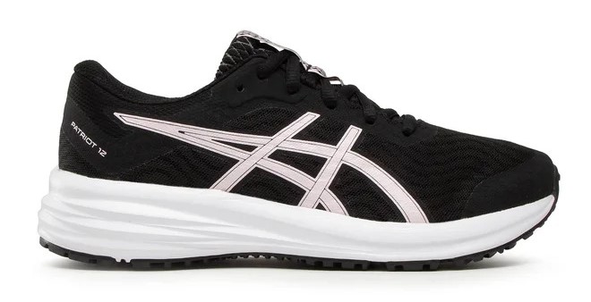 Chaussures running junior Asics PATRIOT 12 GS Noir Rose sel Blanc 3