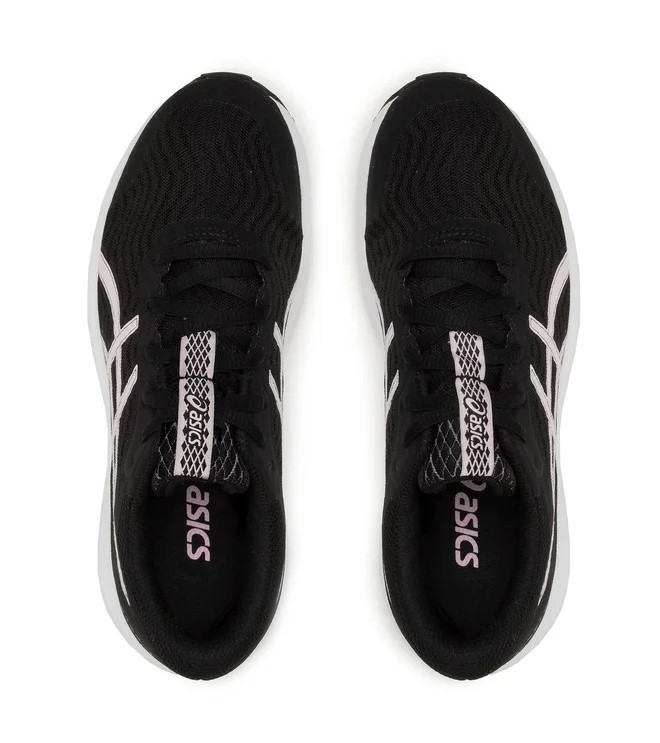 Chaussures running junior Asics PATRIOT 12 GS Noir Rose sel Blanc 7