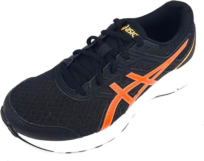 Chaussures running junior Asics JOLT 3 GS Noir Orange foncé Orange clair Blanc 3