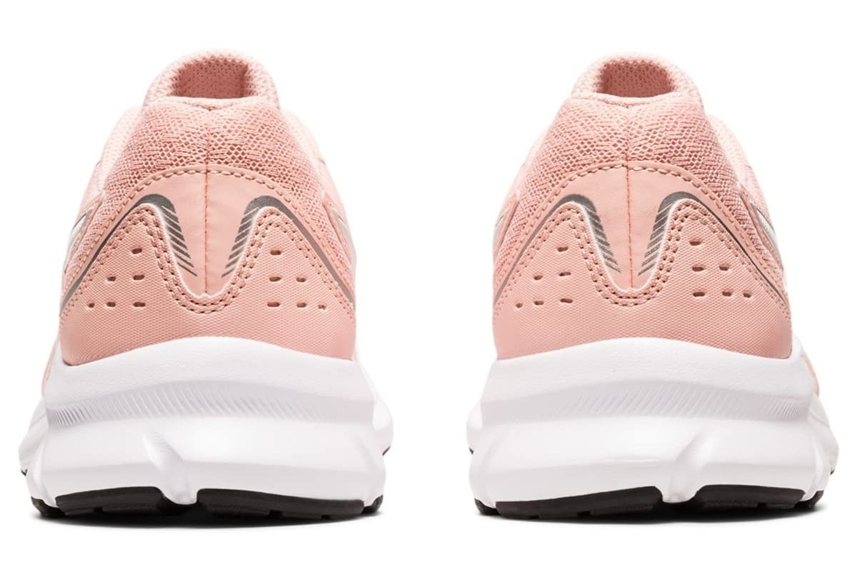 Chaussures running junior Asics JOLT 3 GS Rose givré Blanc Gris argenté 5