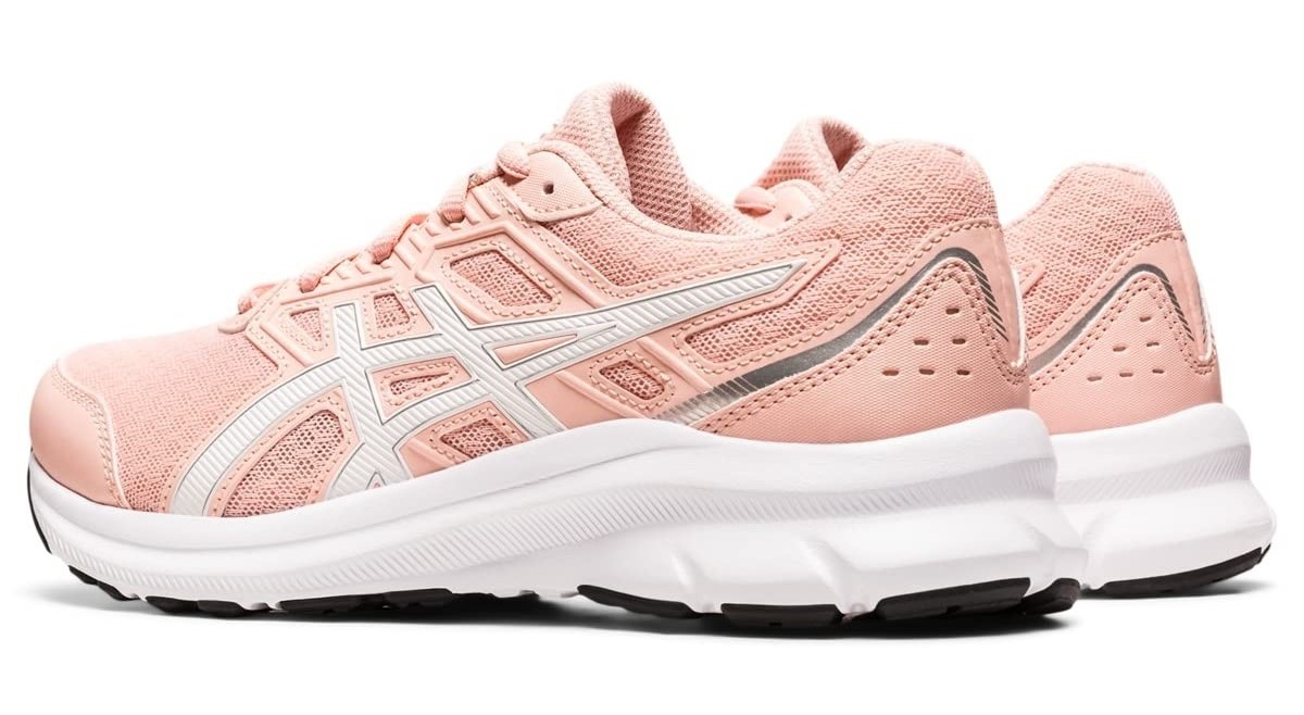 Chaussures running junior Asics JOLT 3 GS Rose givré Blanc Gris argenté 3