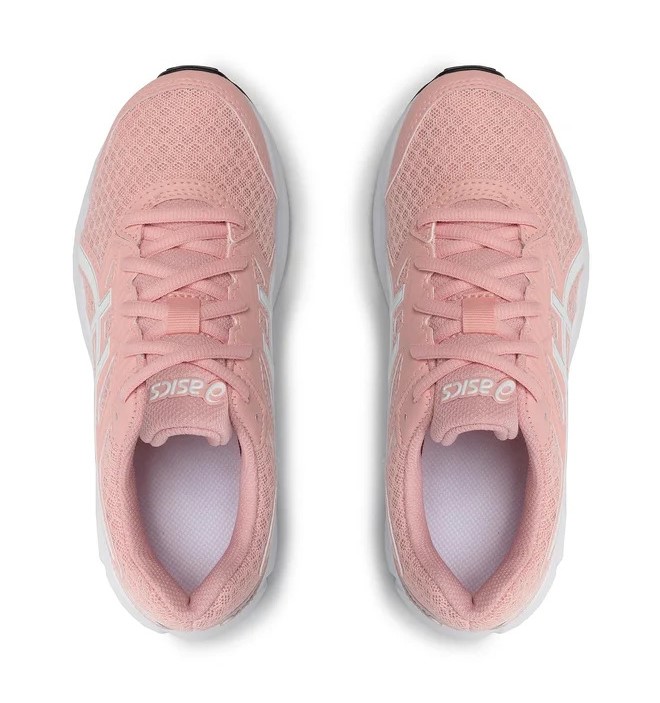 Chaussures running junior Asics JOLT 3 GS Rose givré Blanc Gris argenté 10