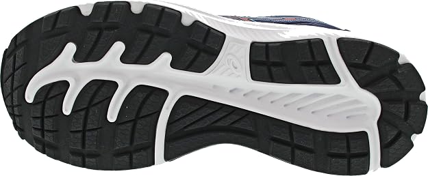 Chaussures running junior Asics CONTEND 8 GS Bleu indigo Bleu ciel Pêche Blanc 4