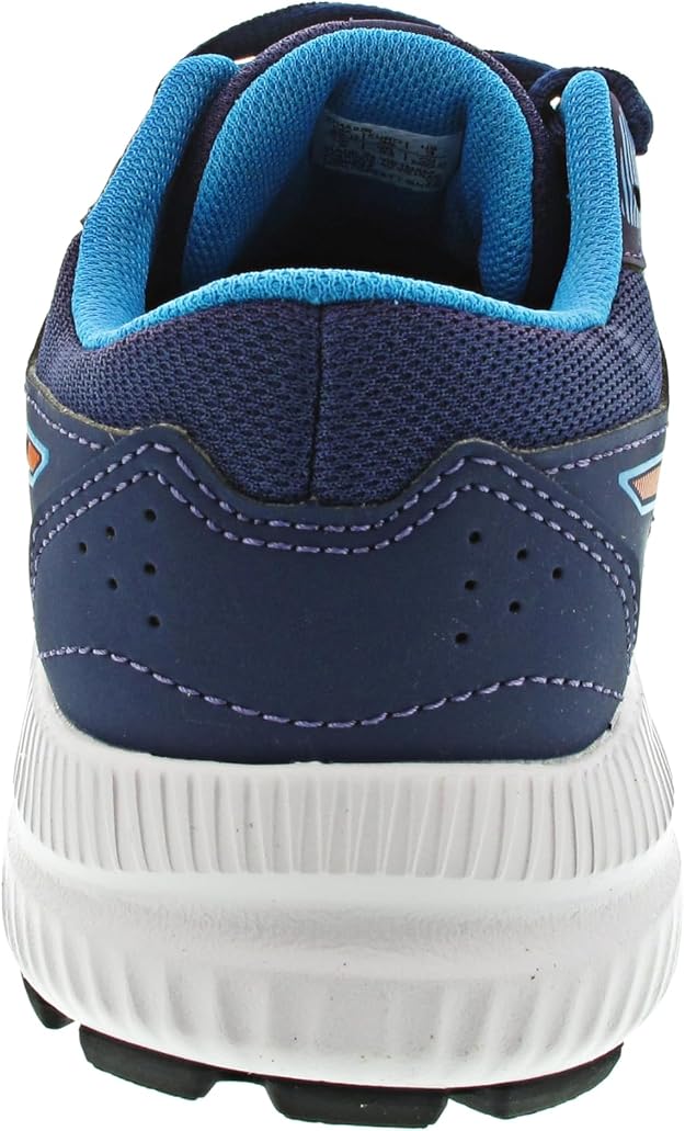 Chaussures running junior Asics CONTEND 8 GS Bleu indigo Bleu ciel Pêche Blanc 5