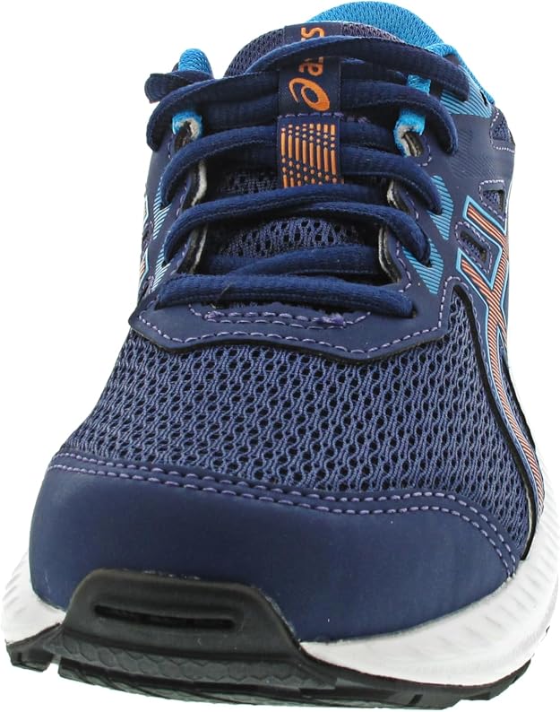 Chaussures running junior Asics CONTEND 8 GS Bleu indigo Bleu ciel Pêche Blanc 6
