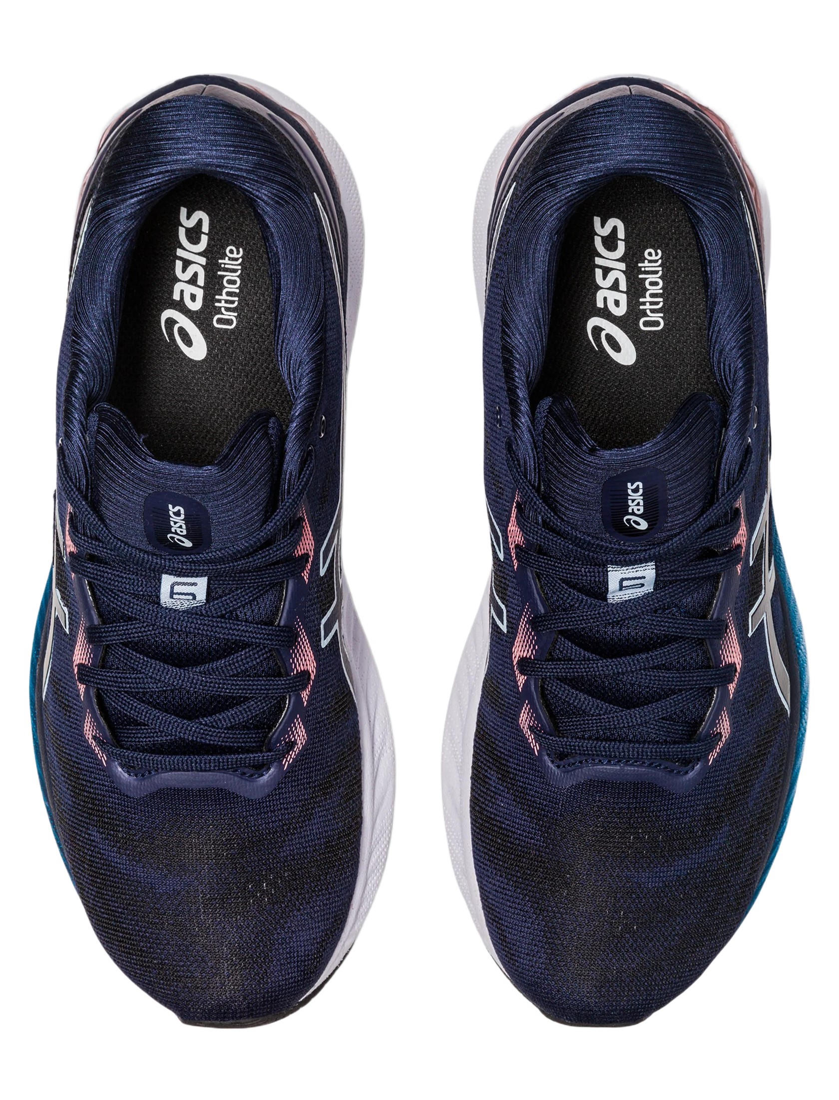 Chaussures running femme Asics GEL-ZIRUSS 6 Bleu nuit Rose Bleu ciel Blanc 6