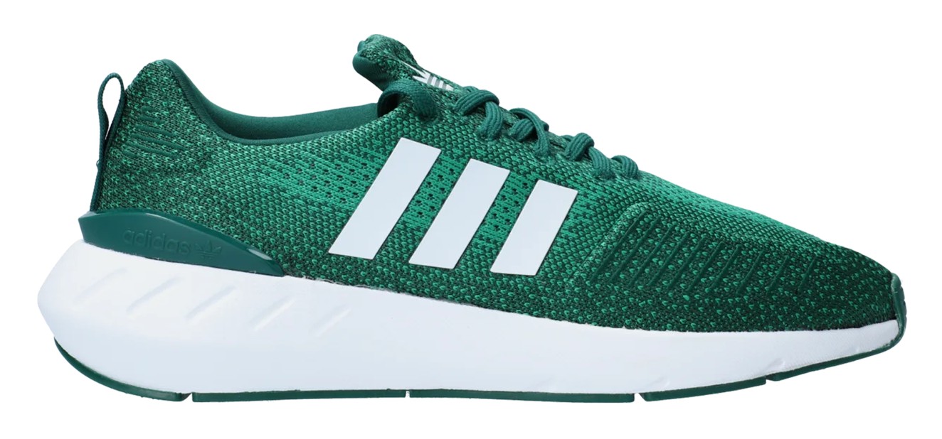 Chaussures running homme Adidas SWIFT RUN 22 Vert forêt Blanc Vert vif 1