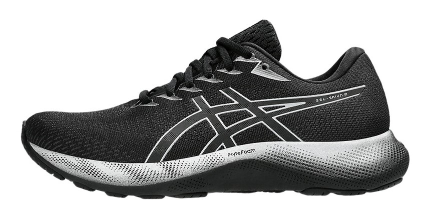 Chaussures running homme Asics GEL-SAIUN 2 Noir Argent pur 8